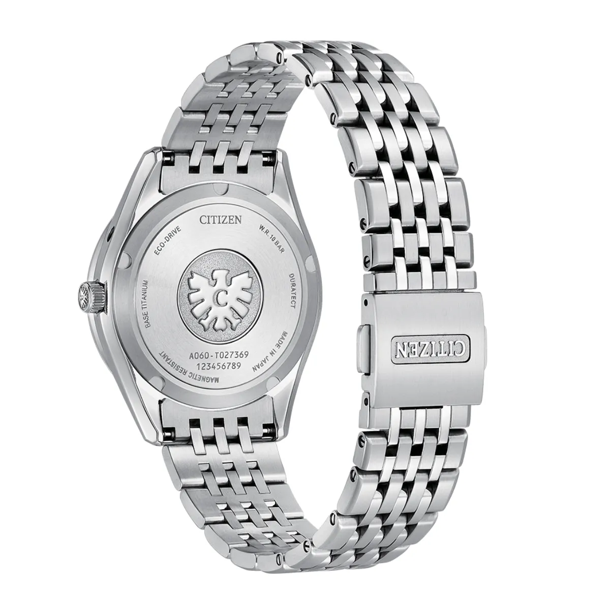 Citizen AQ4100-57A AQ4100 AQ4100-57 The Citizen White Dial Super Titanium Mens Watch