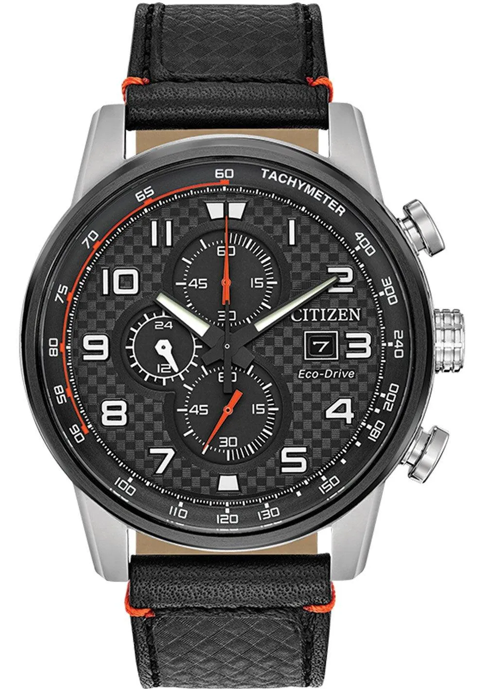 Citizen Eco-Drive Primo Black Leather Men's Watch CA0681-03E