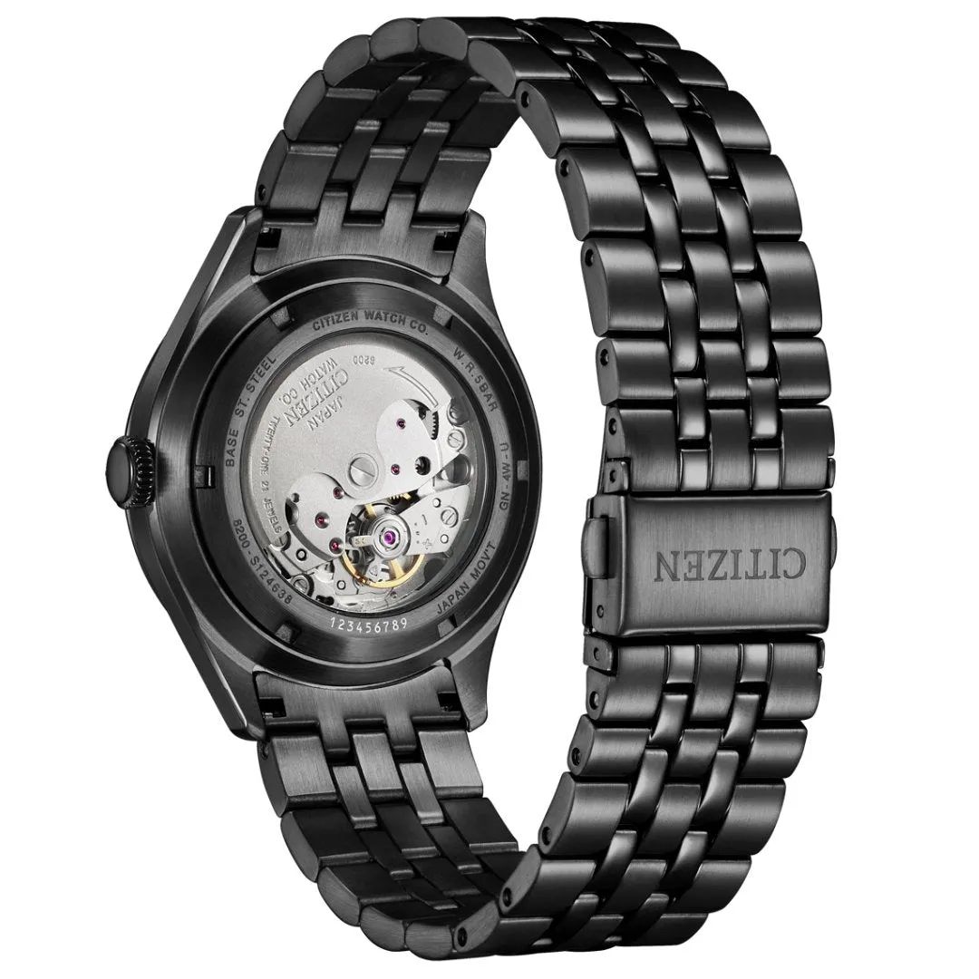 Citizen NH8395-77E Automatic Black Dial Re-issue Crystal Seven C7 Watch
