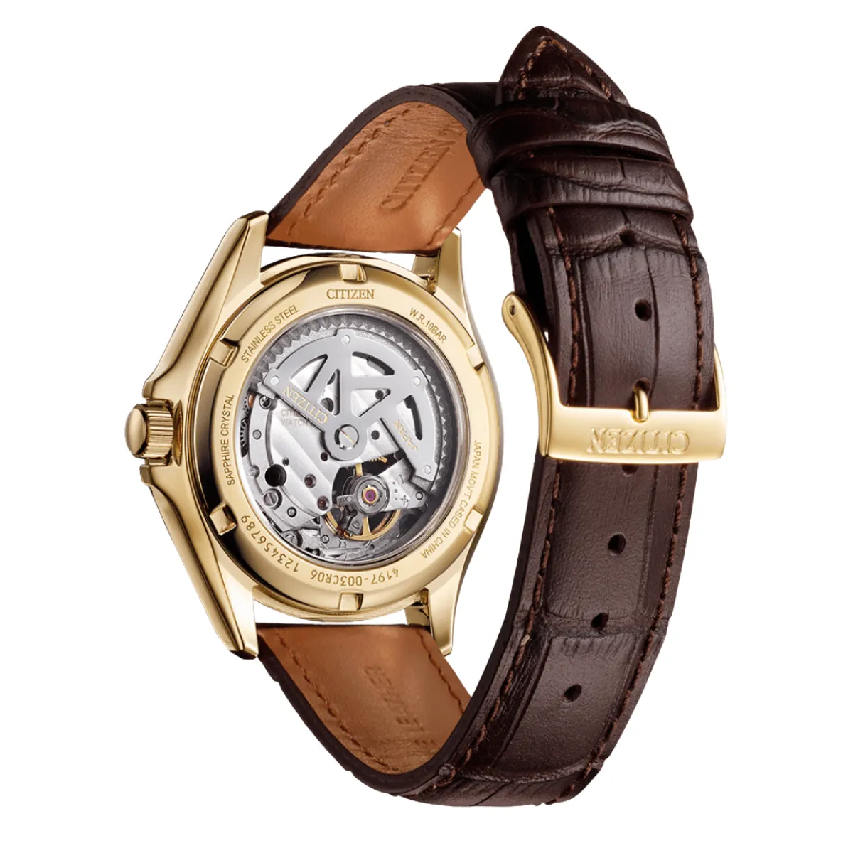 Citizen NP1013-02P Collection Classic Automatic Open Heart Watch