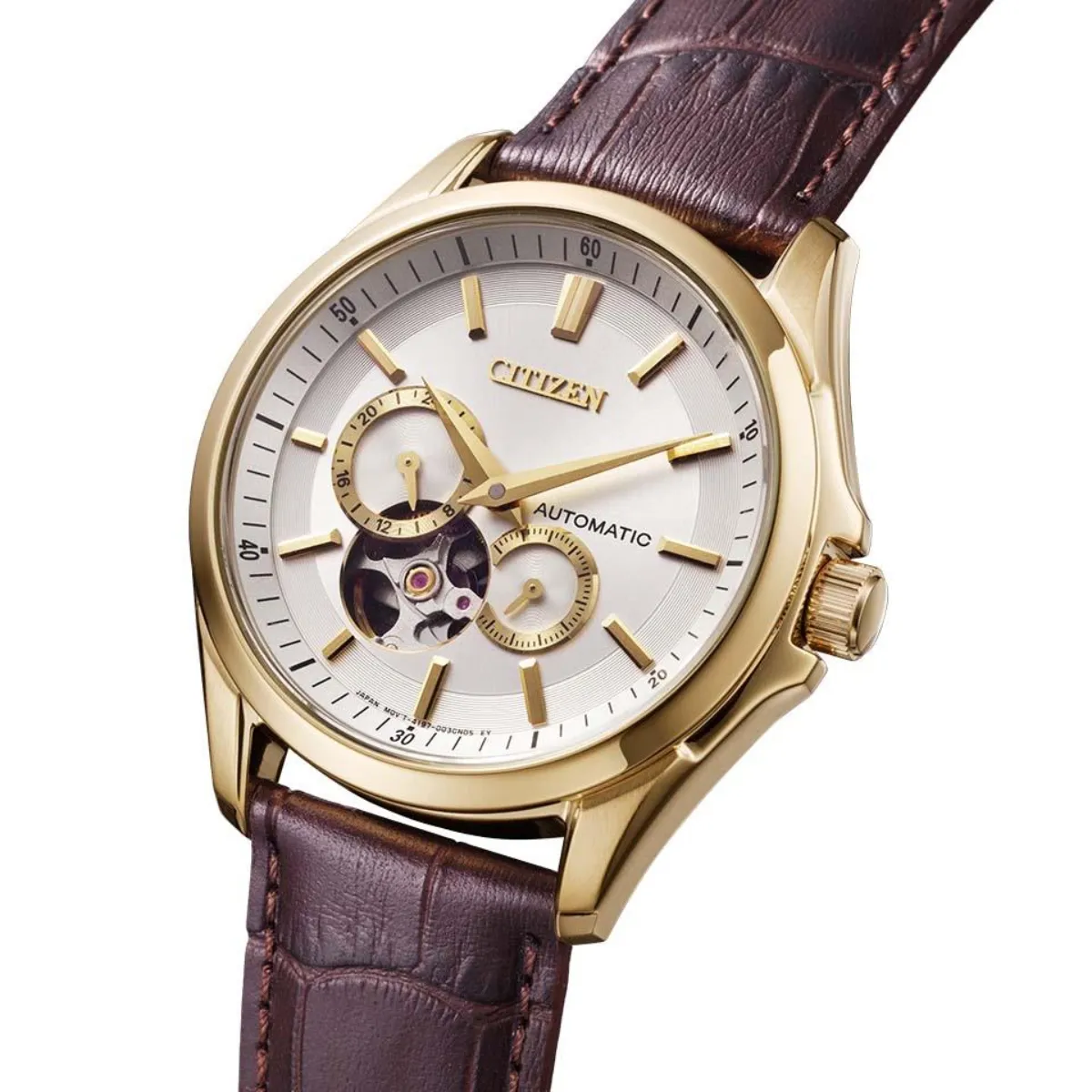 Citizen NP1013-02P Collection Classic Automatic Open Heart Watch