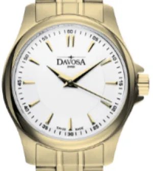 Classic Quartz Swiss-Made Gold-Tone Executive Watch 16858915