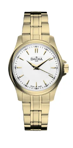 Classic Quartz Swiss-Made Gold-Tone Executive Watch 16858915