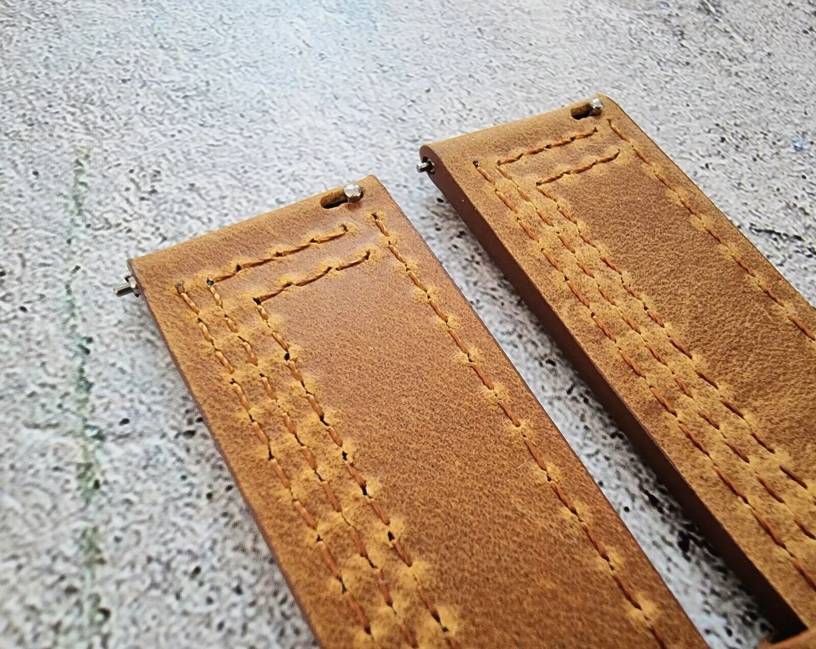 Crazy Horse Leather Watch Strap Band 20mm 22mm