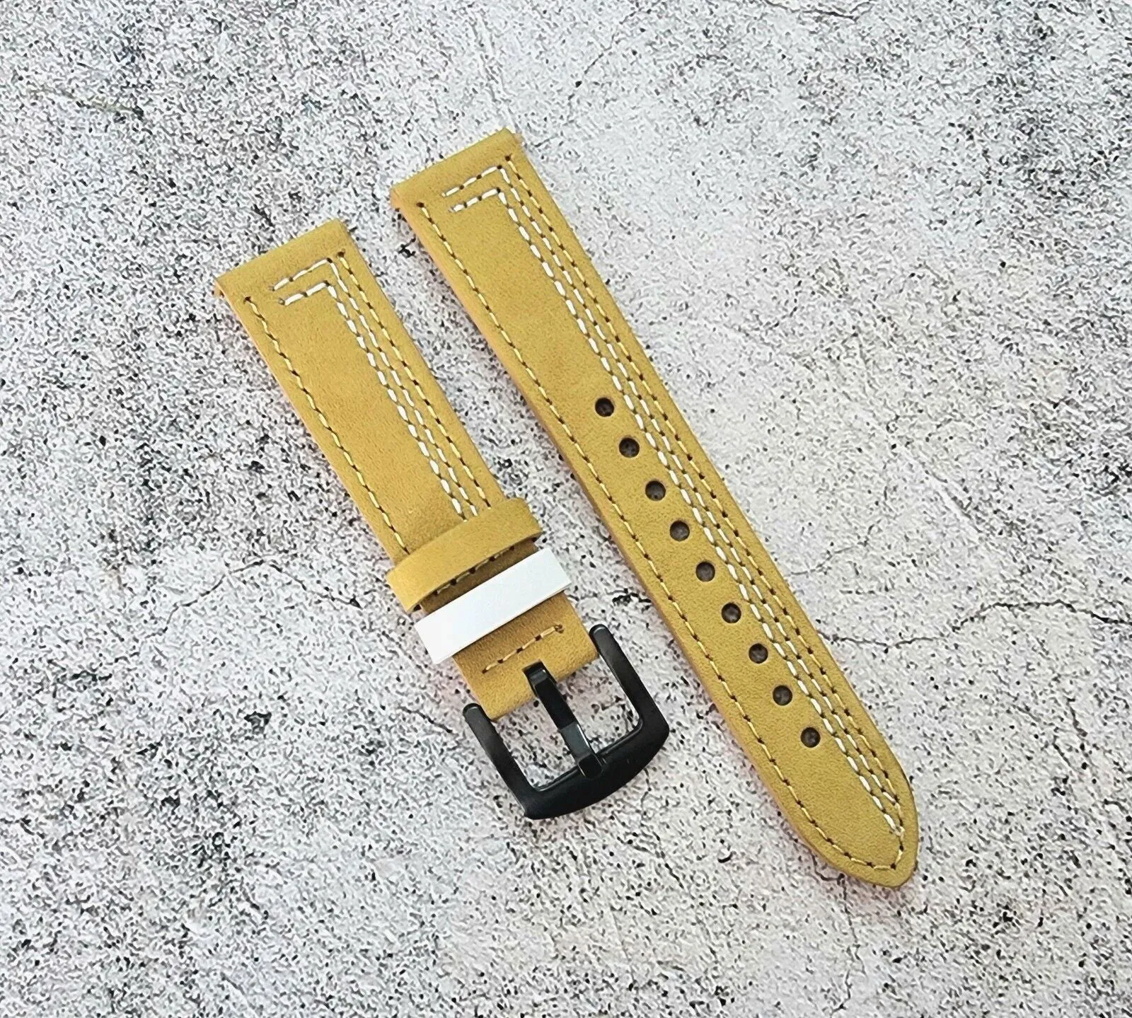 Crazy Horse Leather Watch Strap Band 20mm 22mm