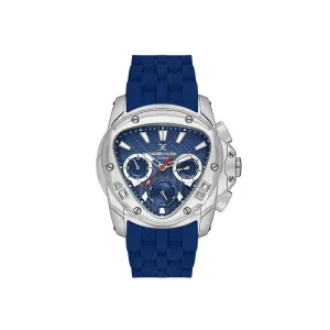 Daniel Klein Exclusive Men's Chronograph Watch Blue Silicone Strap DK.1.13679-2