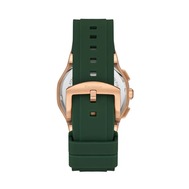 Daniel Klein Exclusive Men's Chronograph Watch Green Silicone  DK.1.13997