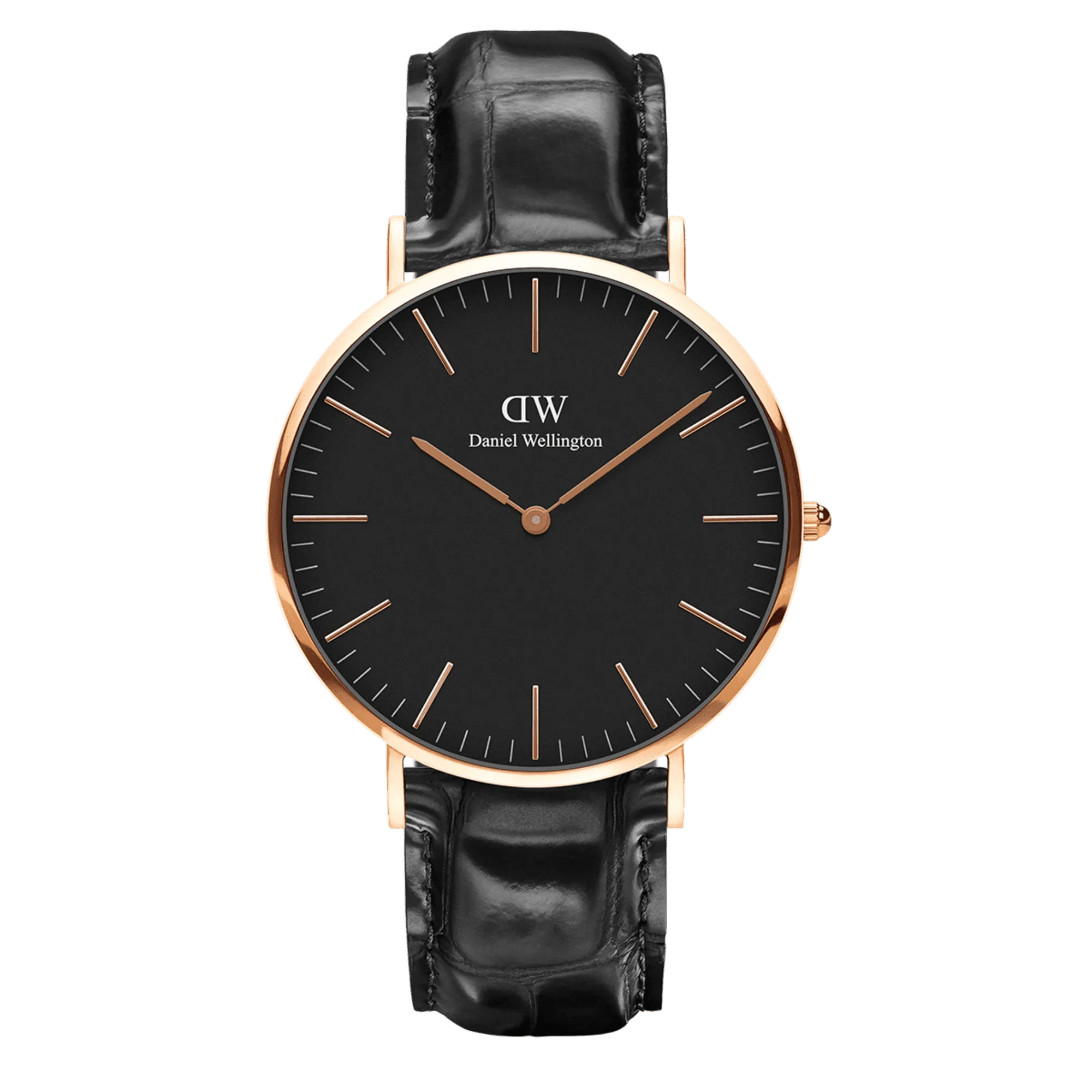 Daniel Wellington Classic 40 Reading Rose Gold & Black Watch