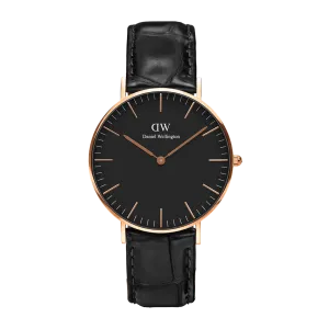 Daniel Wellington Classic 40 Reading Rose Gold & Black Watch