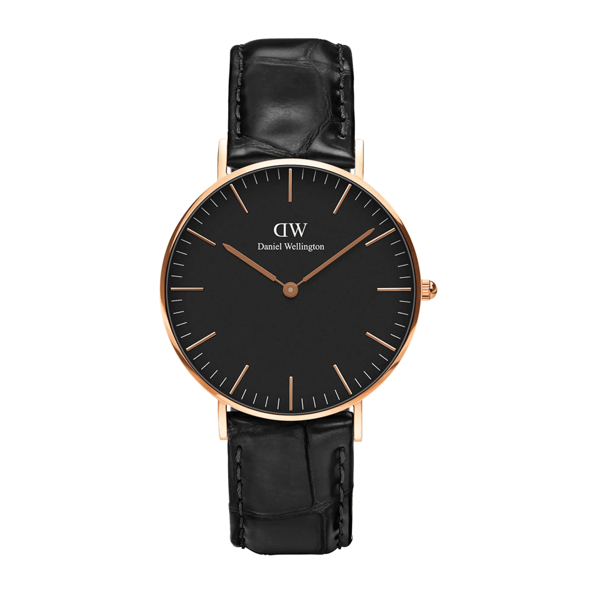 Daniel Wellington Classic 40 Reading Rose Gold & Black Watch