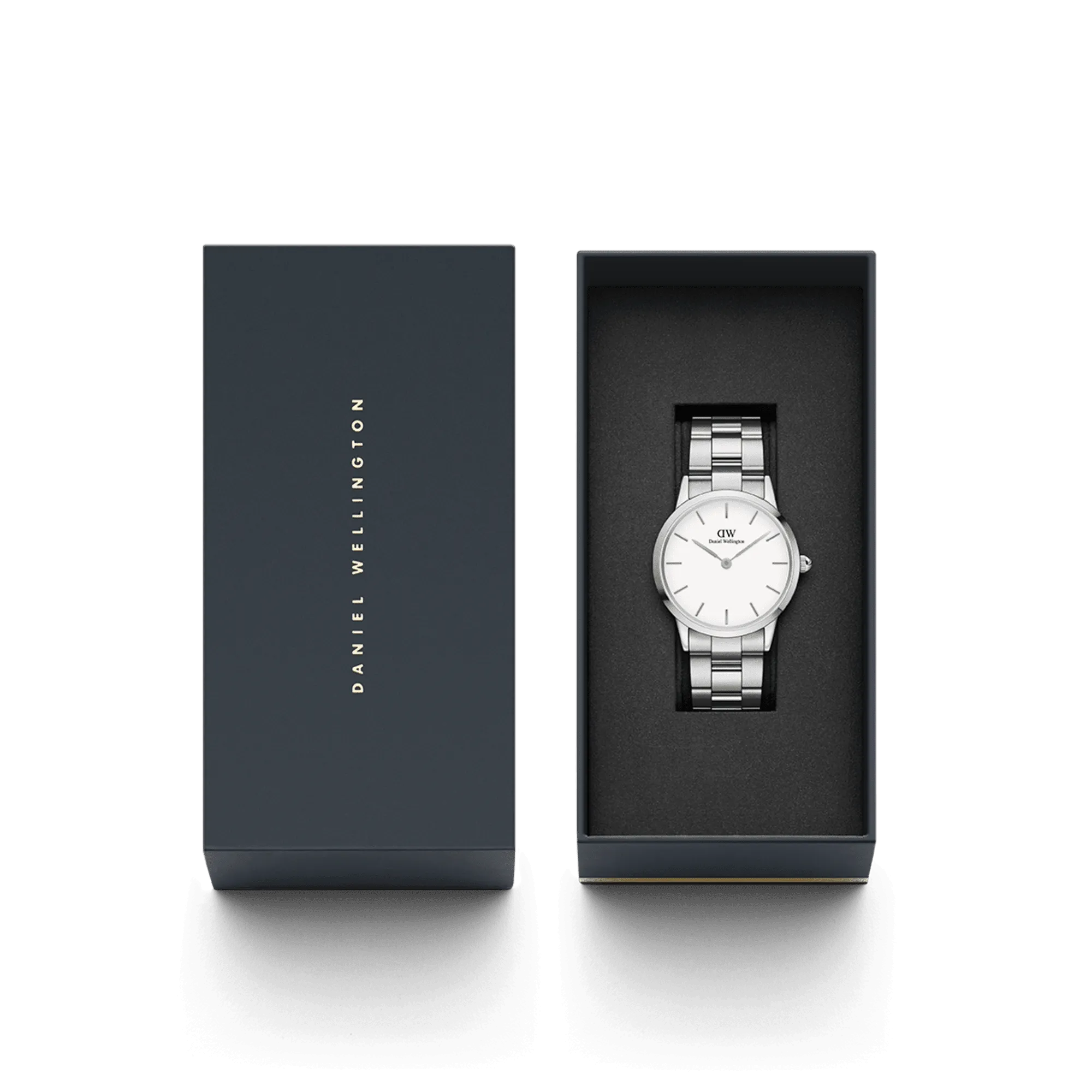 Daniel Wellington Iconic Link 36 Silver & White Watch