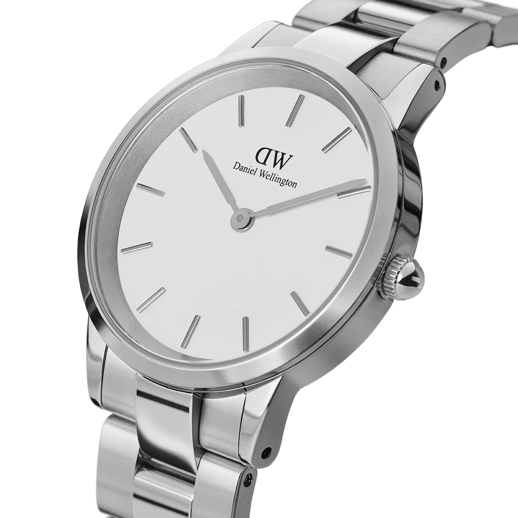 Daniel Wellington Iconic Link 36 Silver & White Watch