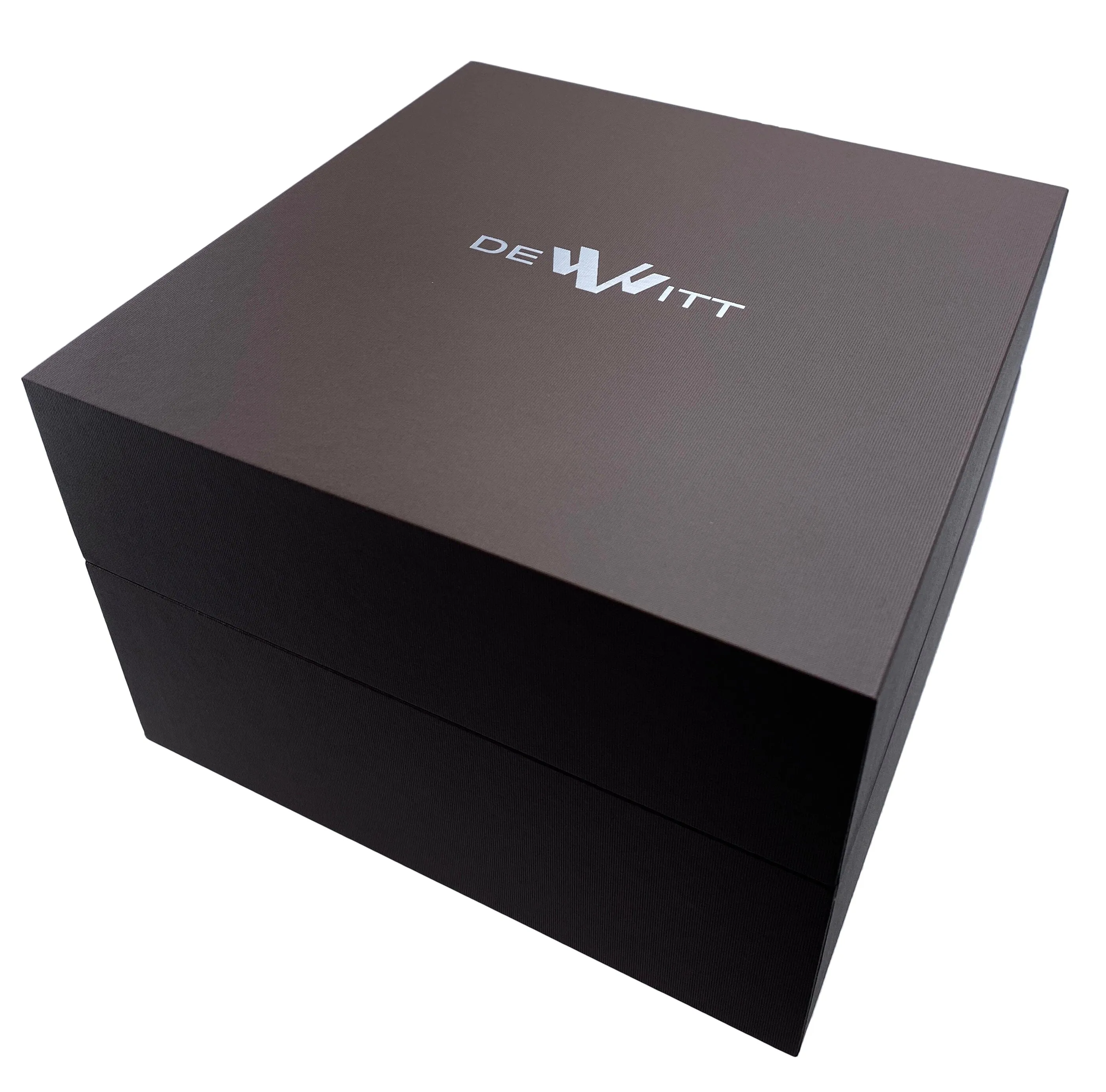 Dewitt Academia FTV.CHR.007.S4 Black & Blue Dial Mens Watch Box Papers