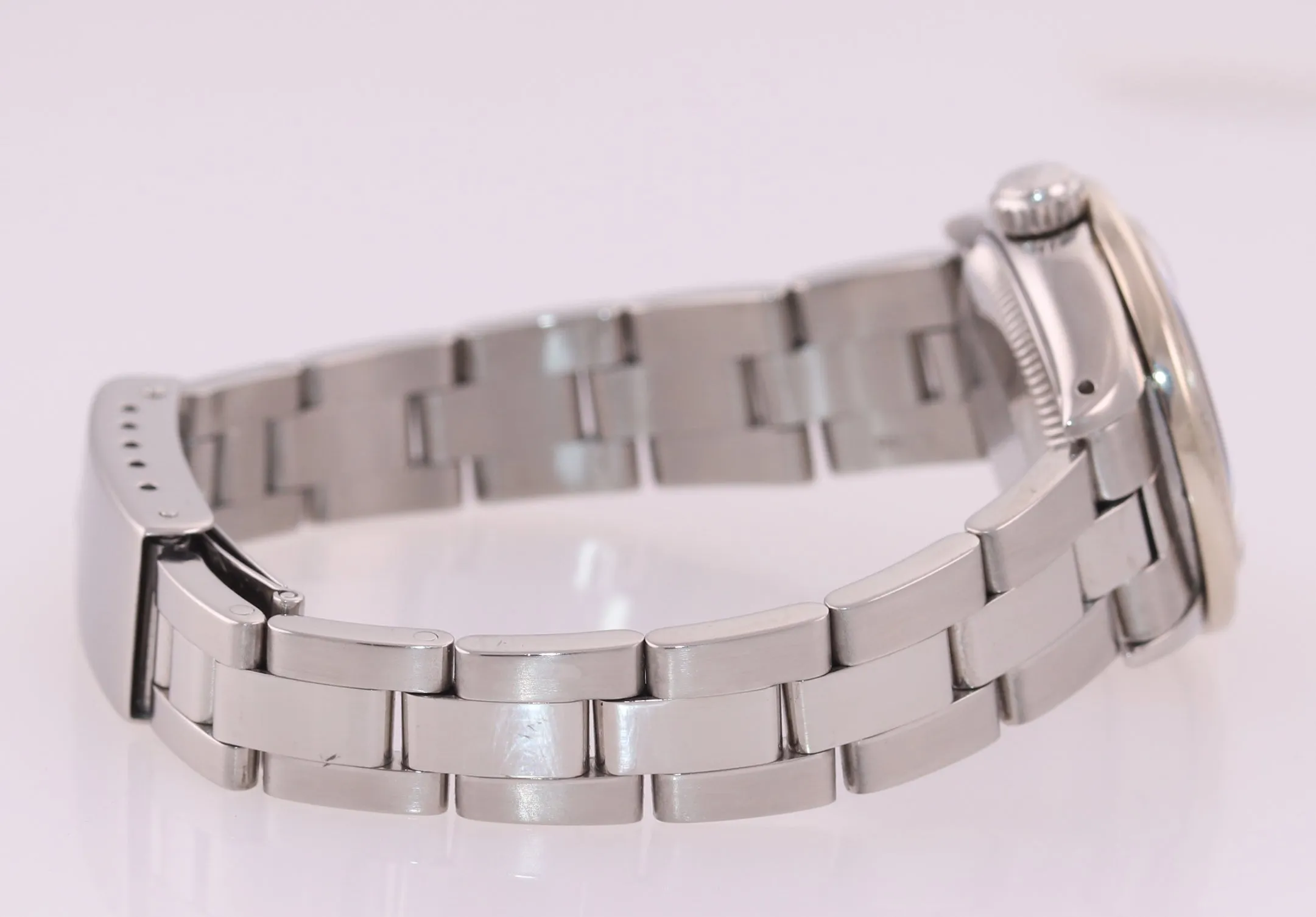 DIAMOND BEZEL Rolex DateJust 26mm 6916 Steel Oyster Band MOP Diamond Watch