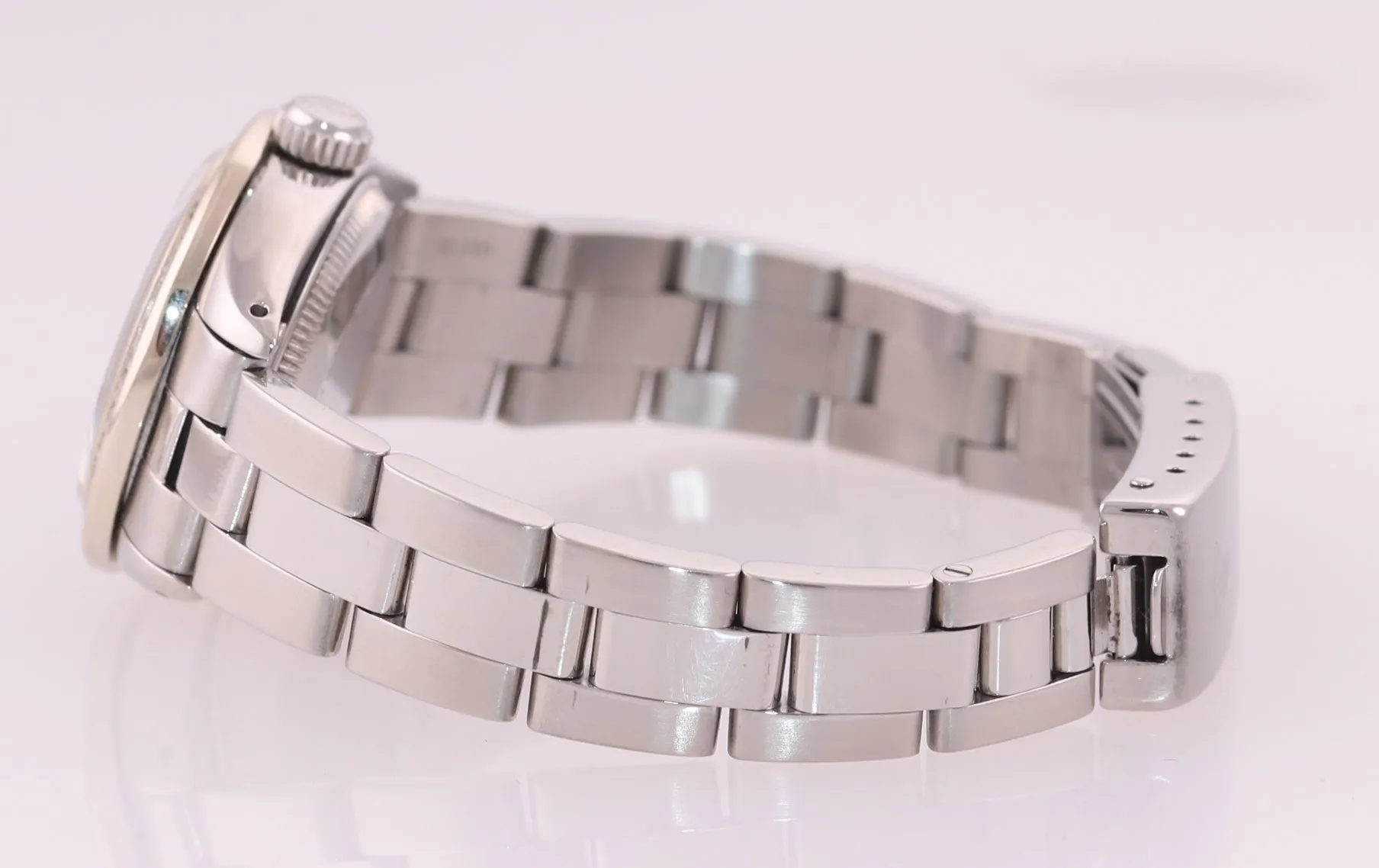 DIAMOND BEZEL Rolex DateJust 26mm 6916 Steel Oyster Band MOP Diamond Watch