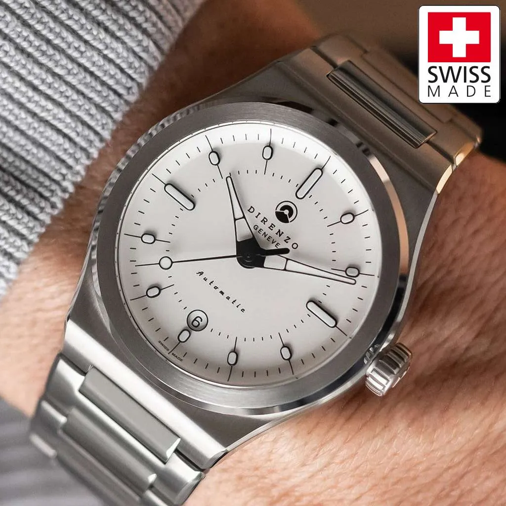 Direnzo DRZ04 Mondial V2 Classic&nbsp;White - Swiss&nbsp;Made