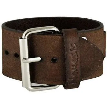 Distressed Brown Leather Ladies Cuff BFGB