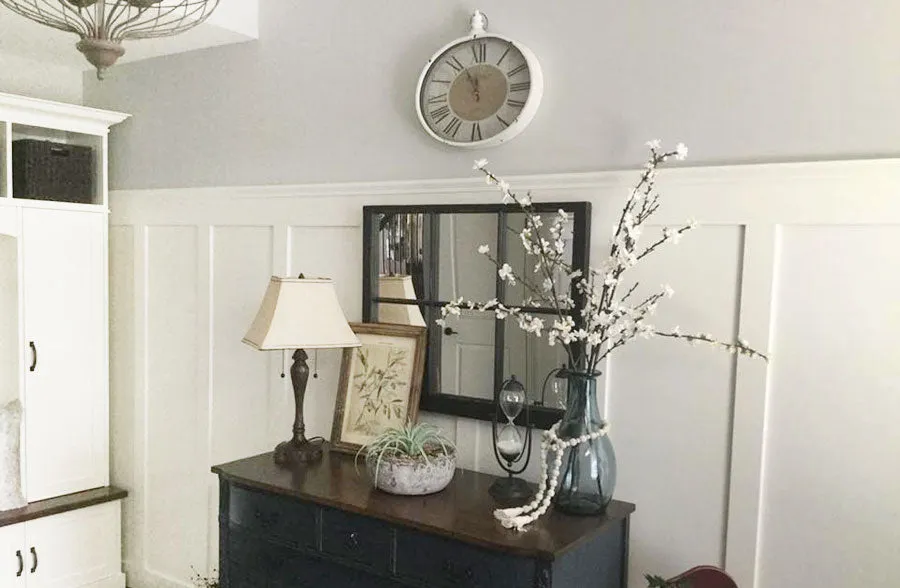 Distressed Oversized Pocket Watch Clock