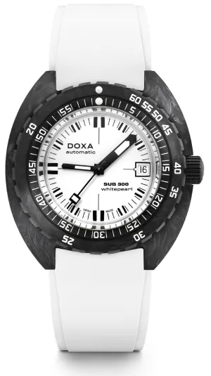 Doxa SUB 300 Whitepearl Carbon Watch