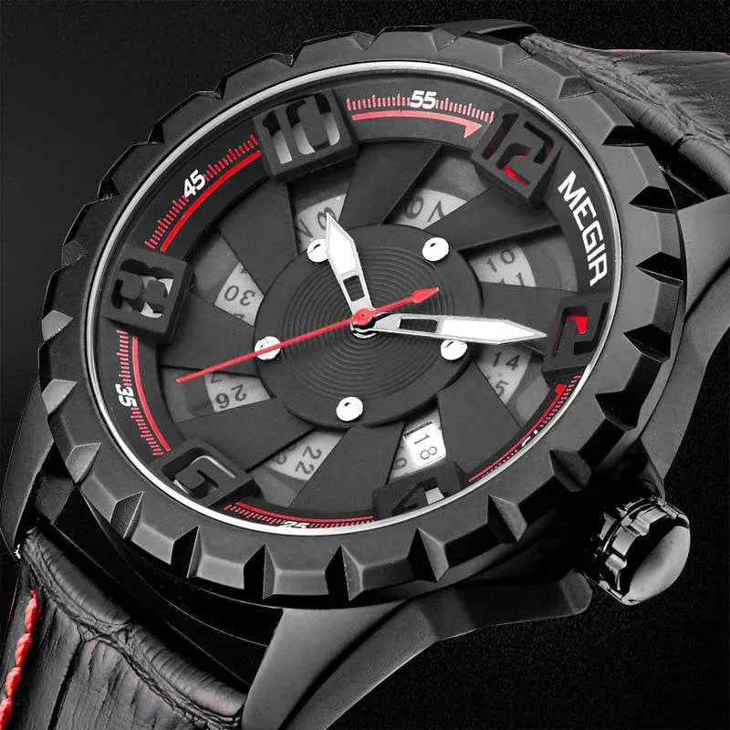 Dynamic Calendar Wristwatch