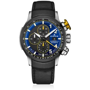 EDOX SWISS MADE 01129-TTNJCN-BUNJ CHRONORALLY AUTOMATIC