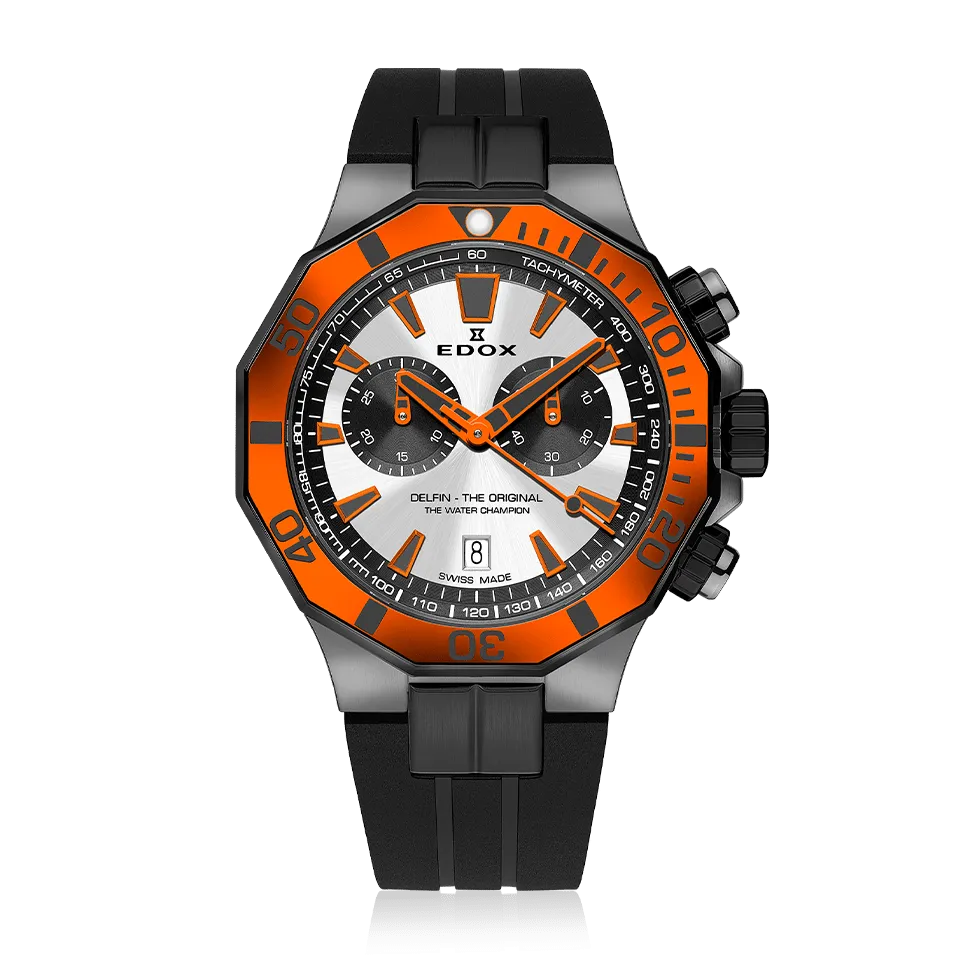 EDOX SWISS MADE 10112-37GNOCA-ANO DELFIN THE ORIGINAL CHRONOGRAPH