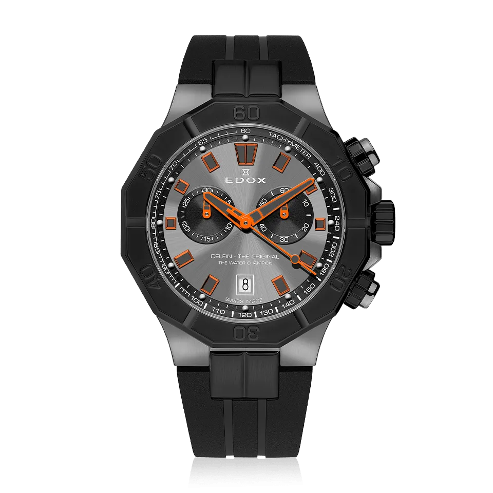 EDOX SWISS MADE 10113-37GNCA-GNO DELFIN THE ORIGINAL CHRONOGRAPH