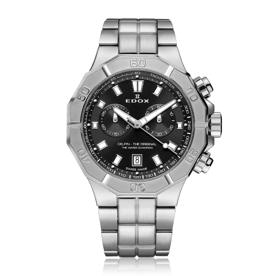 EDOX SWISS MADE 10113-3M-NIN DELFIN THE ORIGINAL CHRONOGRAPH
