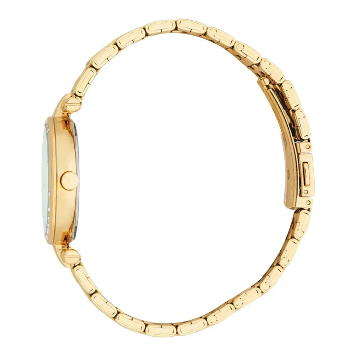 Esprit Laila ll Women's Green Dial Gold Watch