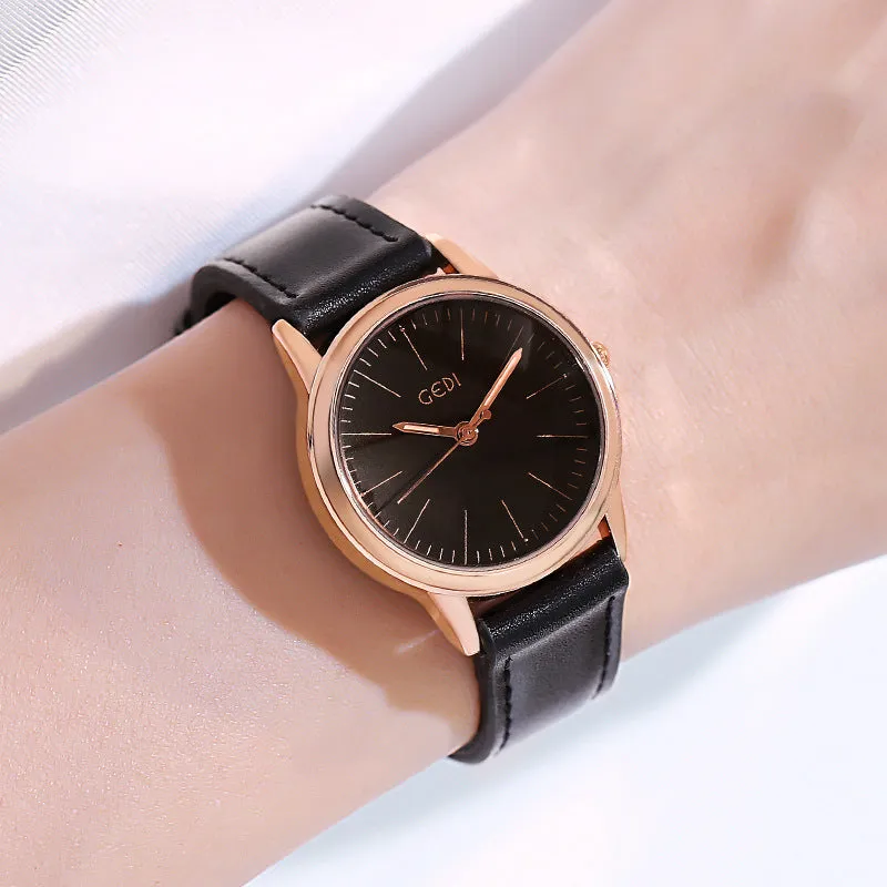 Fashion casual Joker waterproof belt ladies watch