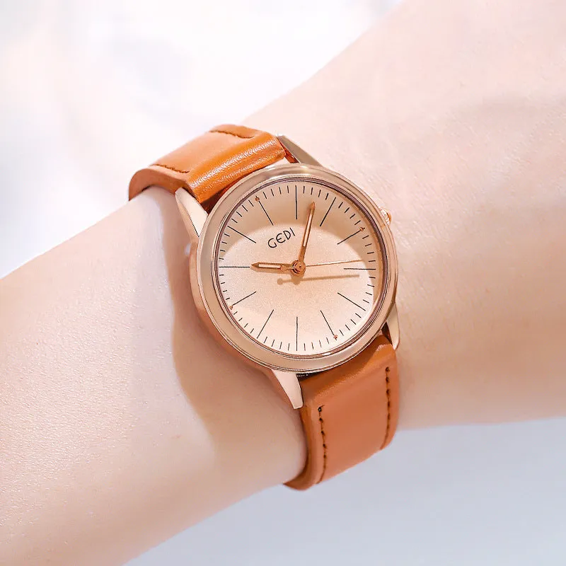 Fashion casual Joker waterproof belt ladies watch
