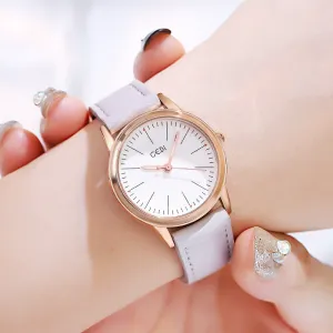 Fashion casual Joker waterproof belt ladies watch