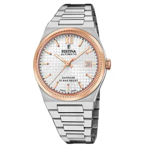 Festina Swiss Made 40mm My Swiss Time Rose Gold Men's Watch F20030/1