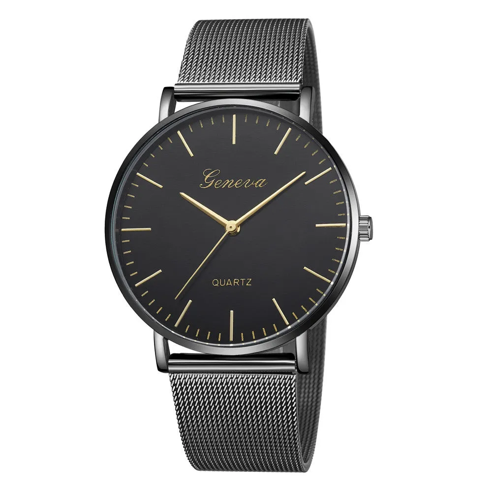 Flashy Trends Geneva Women's Classic Quartz Stainless Steel Wrist Watch