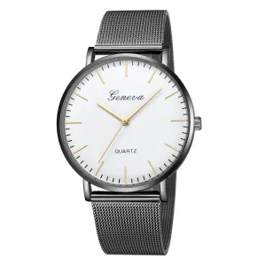 Flashy Trends Geneva Women's Classic Quartz Stainless Steel Wrist Watch
