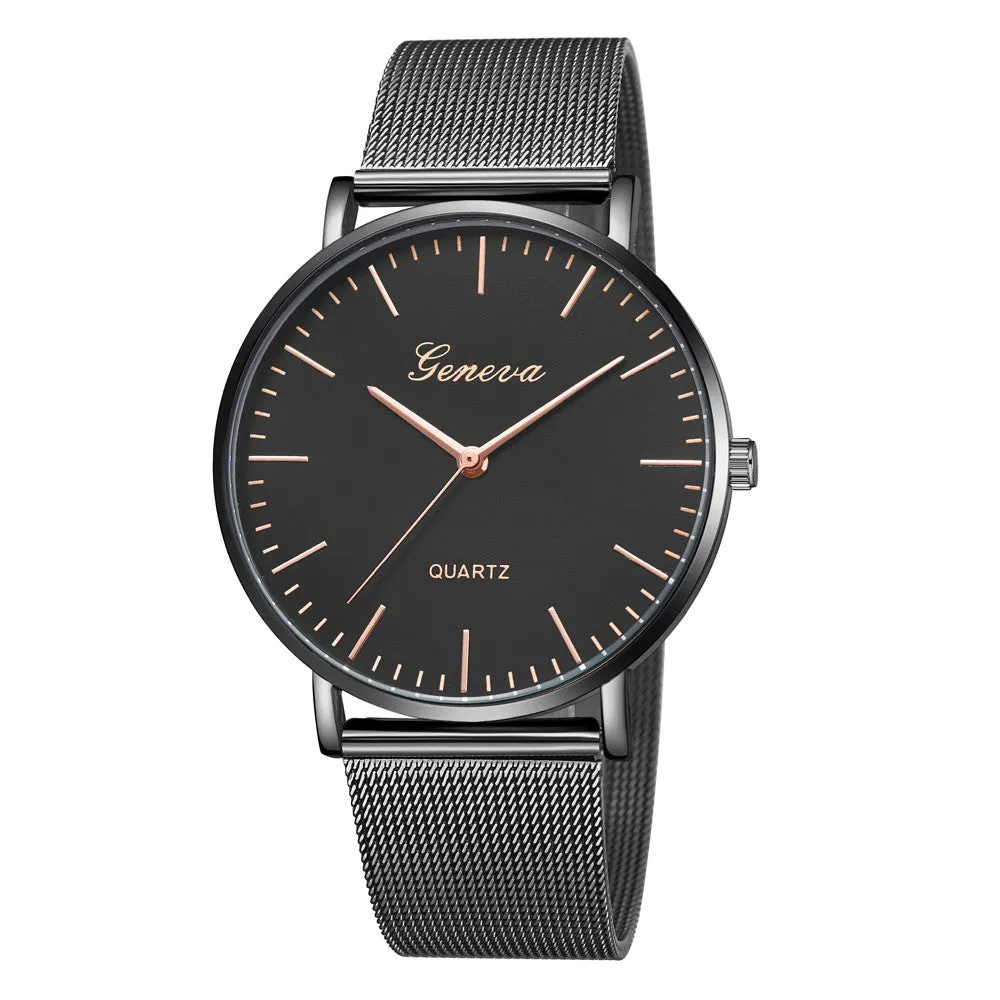 Flashy Trends Geneva Women's Classic Quartz Stainless Steel Wrist Watch