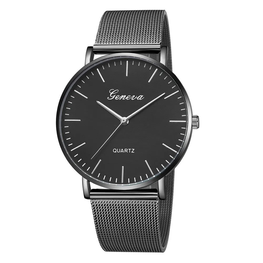 Flashy Trends Geneva Women's Classic Quartz Stainless Steel Wrist Watch