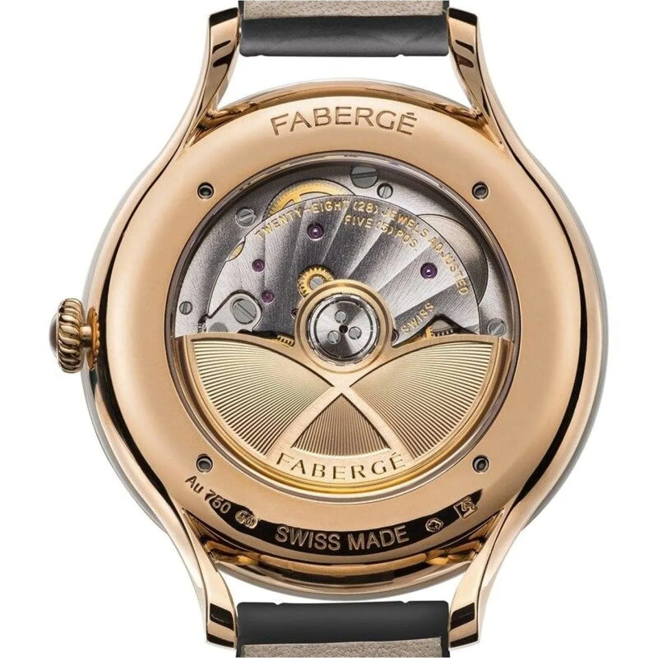 Flirt 36MM 18 Karat Rose Gold - Anthracite Dial