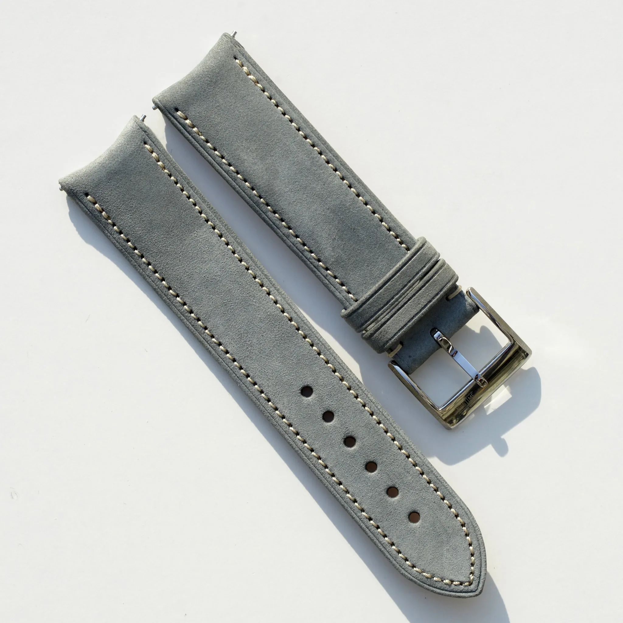 For F.P.JOURNE BLUE GRAY NUBUCK STRAP
