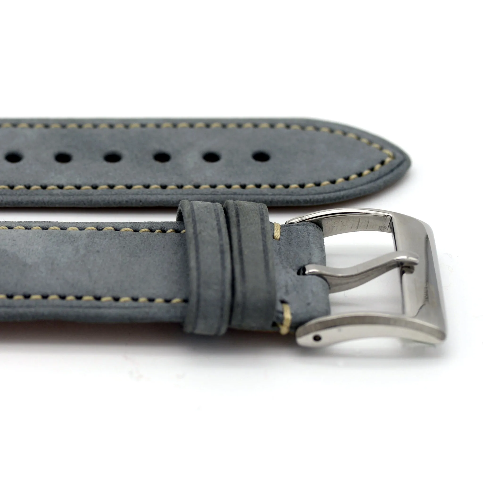 For F.P.JOURNE BLUE GRAY NUBUCK STRAP