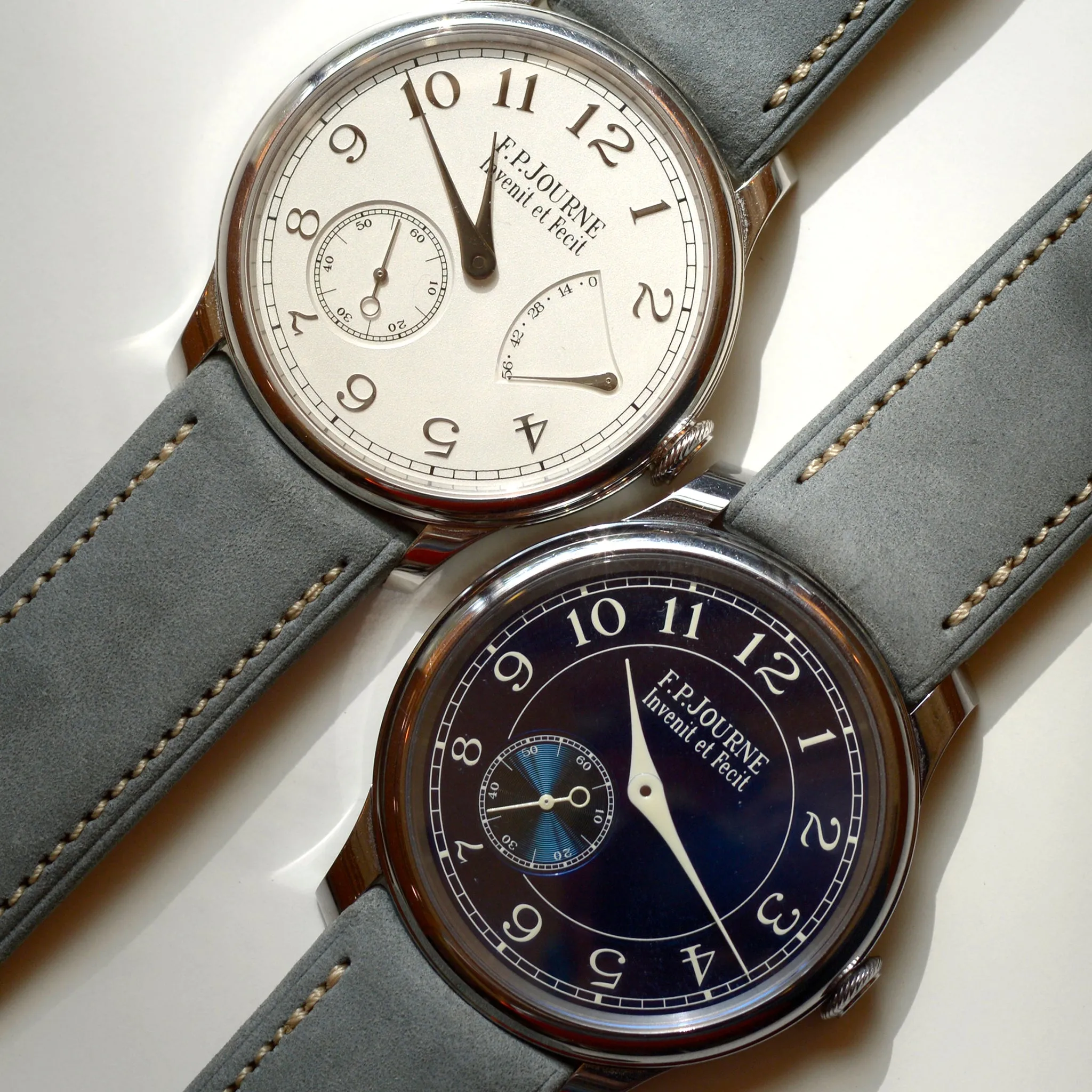 For F.P.JOURNE BLUE GRAY NUBUCK STRAP