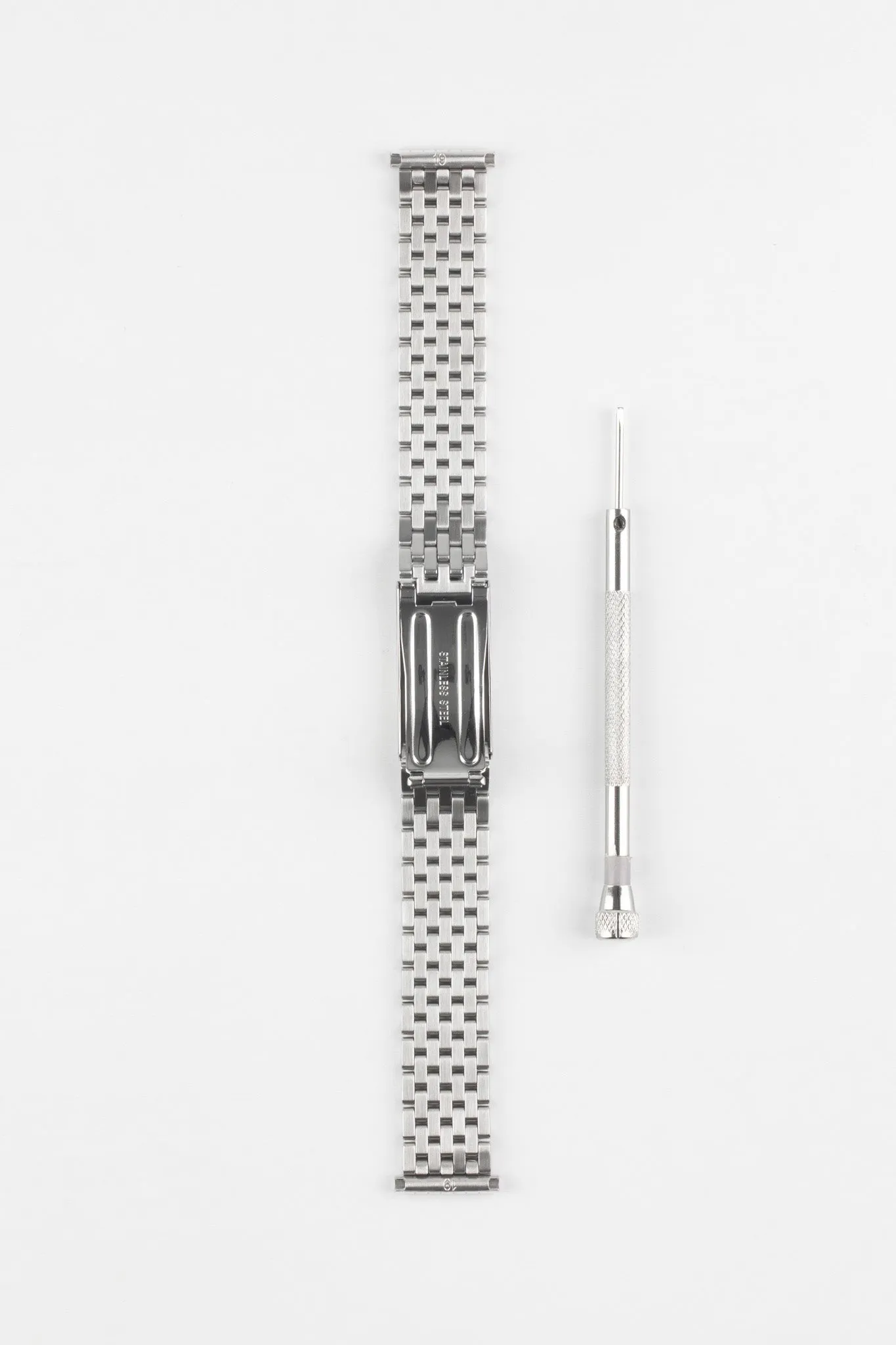 Forstner BEADS OF RICE Stainless Steel Mesh Watch Bracelet