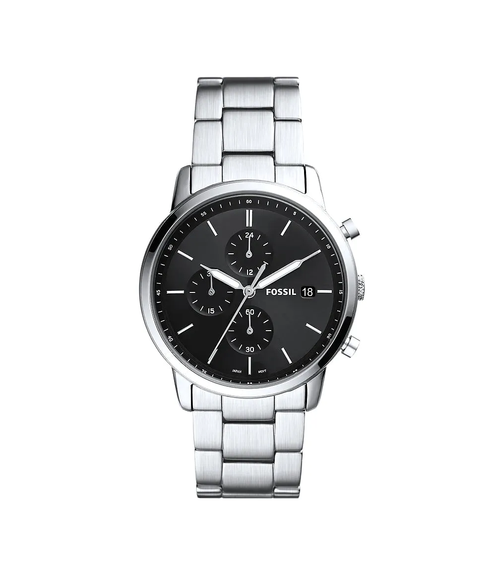 Fossil Minimalist Chronograph Stainless Steel Watch