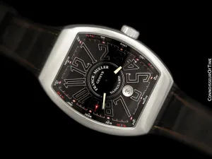Franck Muller Vanguard V45 SC DT Massive Mens Automatic Watch - Stainless Steel
