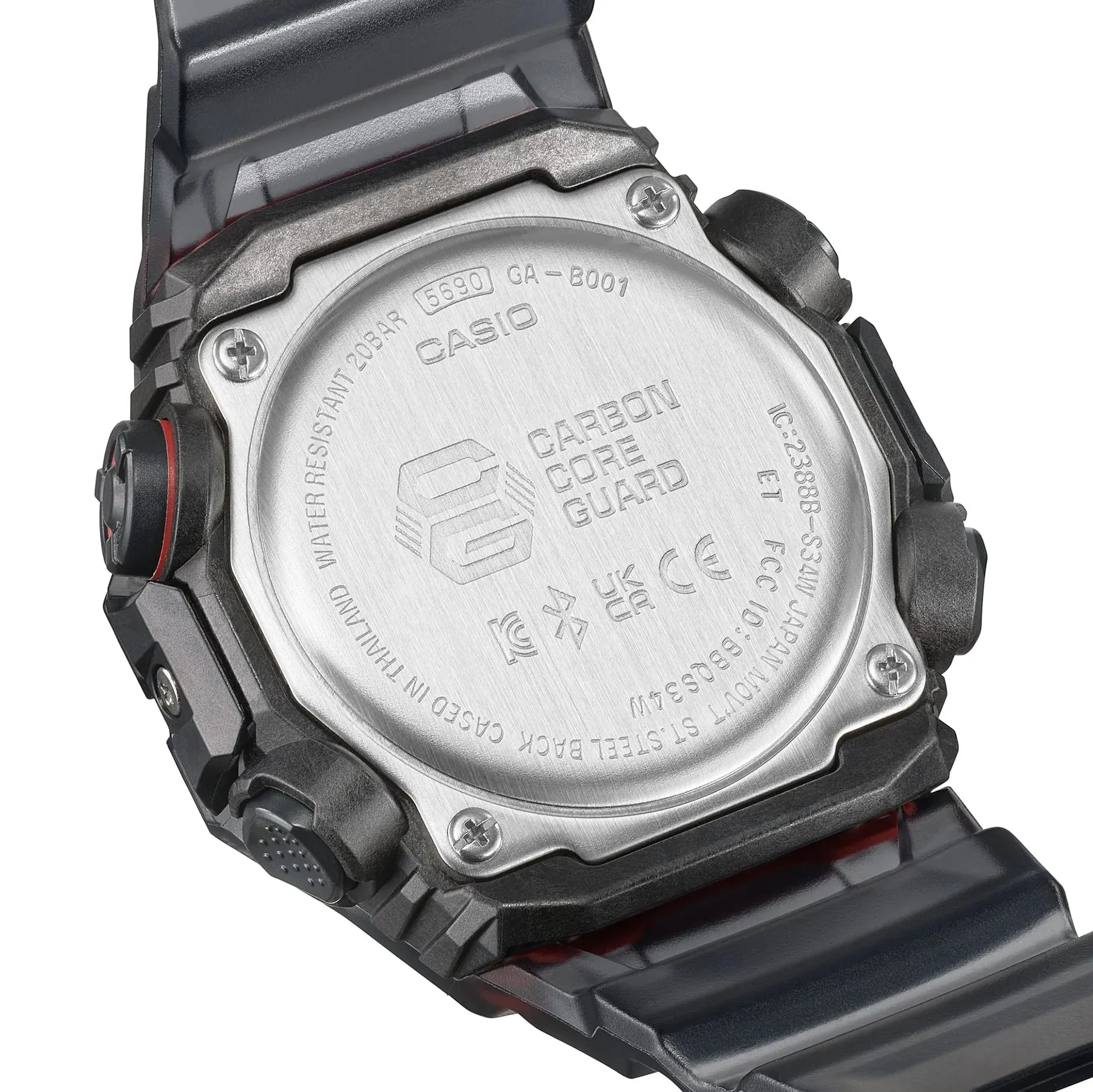 G Shock Duo Bluetooth Carbon/Resin Watch