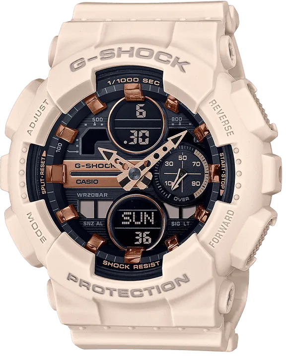 G-Shock Pink Tone Women's Watch GMAS140M-4A