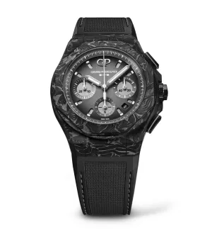 Girard-Perregaux Laureato Absolute 8Tech 44mm Watch with Black Rubber Strap