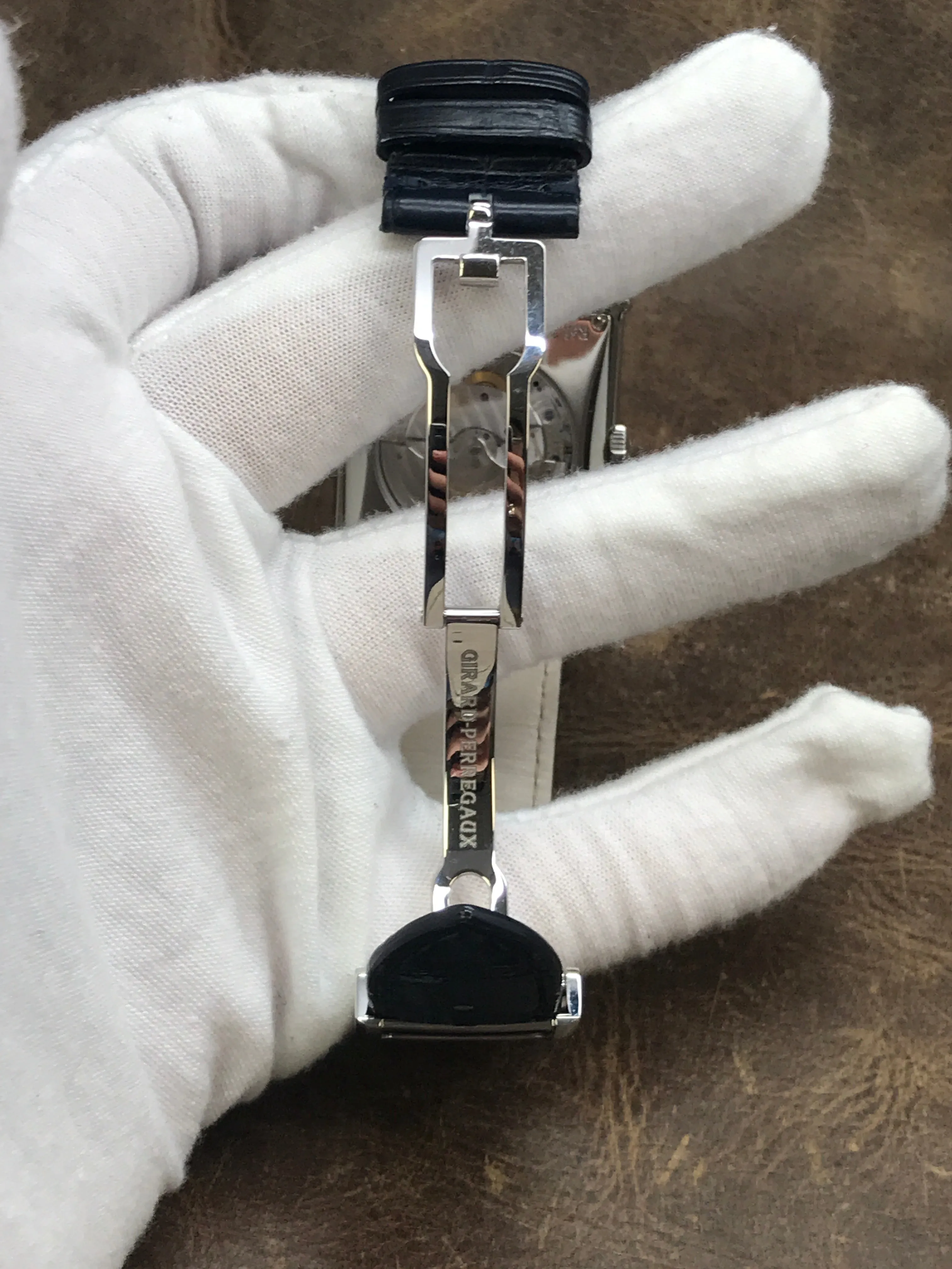 Girard Perregaux Vintage 1945 25880 Blue Dial Automatic Men's Watch