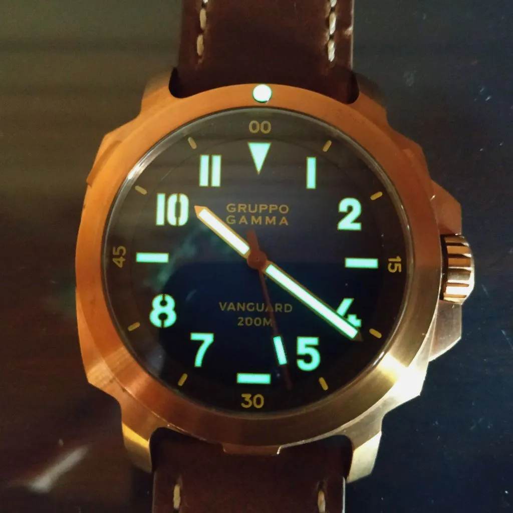 Gruppo Gamma Vanguard AN-18 Mk&nbsp;IV - Blue&nbsp;Cali&nbsp;Dial - Swiss ETA 2824-2 Mvmt
