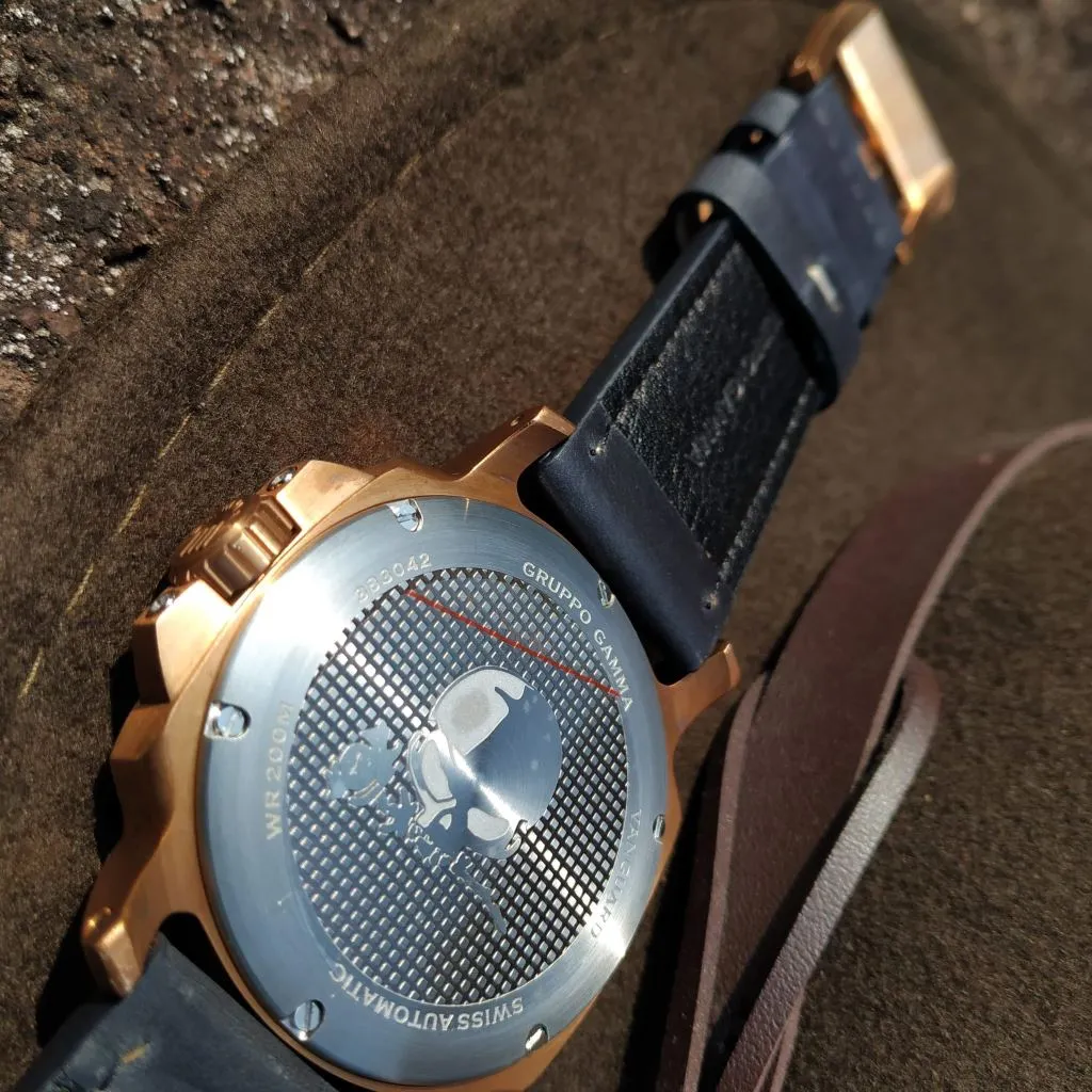Gruppo Gamma Vanguard AN-18 Mk&nbsp;IV - Blue&nbsp;Cali&nbsp;Dial - Swiss ETA 2824-2 Mvmt
